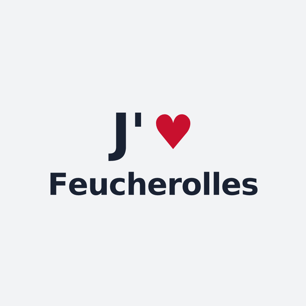 Poster personnalisé Feucherolles — design J'aime Feucherolles