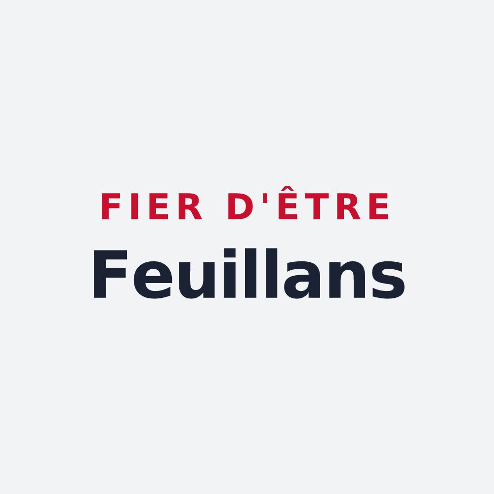 Poster « Fier d'être Feuillans » — design pour Feuilla
