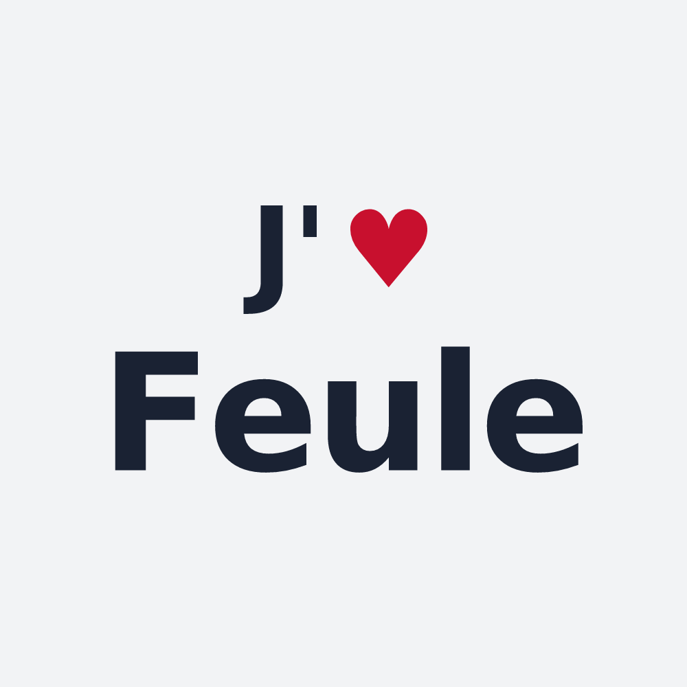 Poster personnalisé Feule — design J'aime Feule
