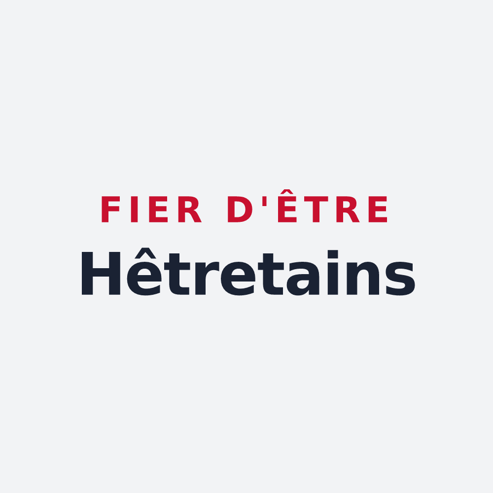 Poster « Fier d'être Hêtretains » — design pour Fey-en-Haye