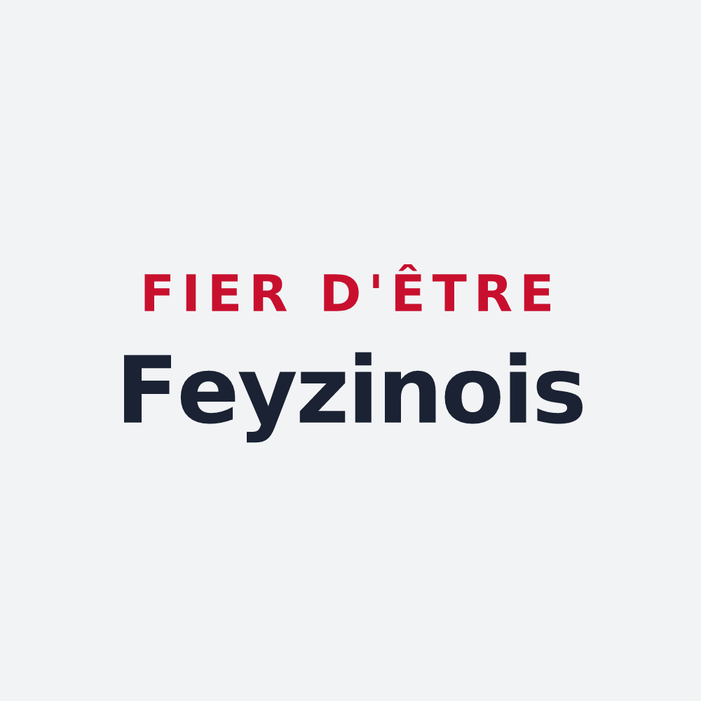 Poster « Fier d'être Feyzinois » — design pour Feyzin