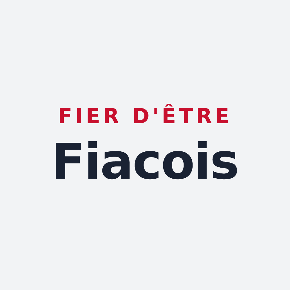 Poster « Fier d'être Fiacois » — design pour Fiac
