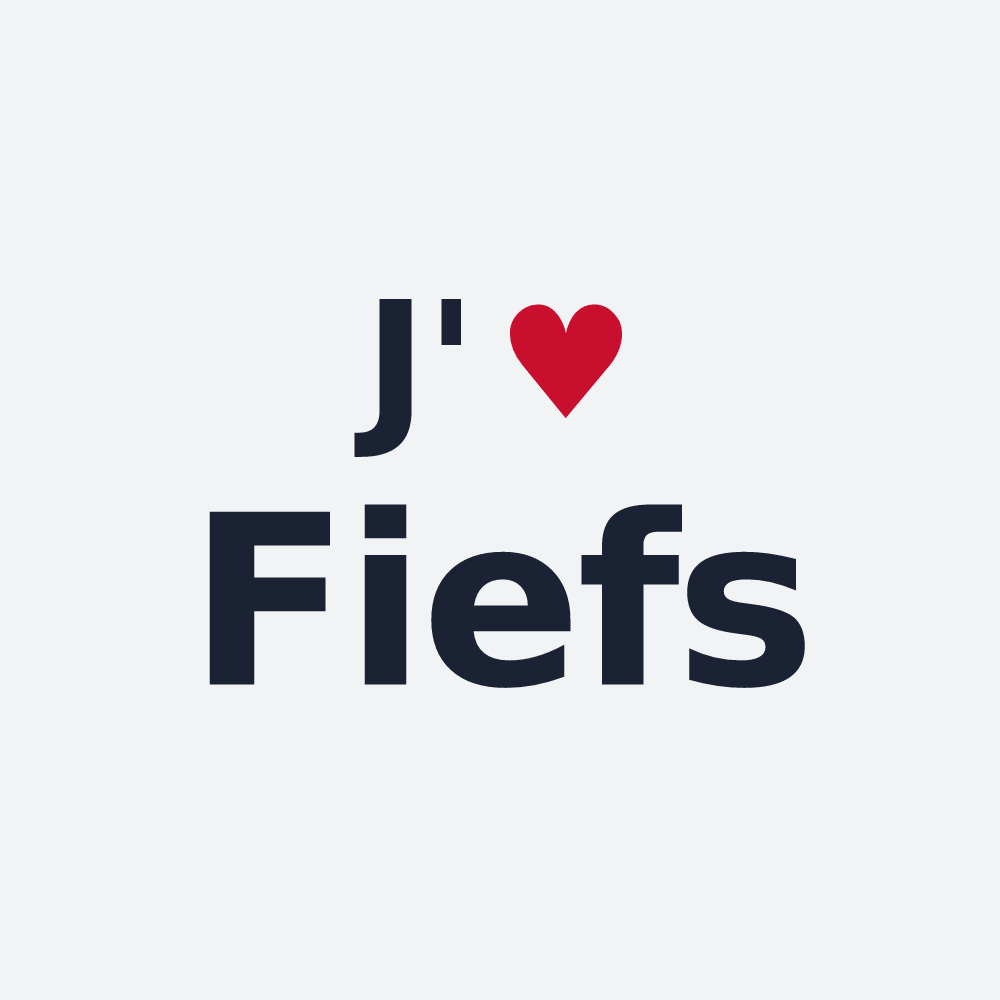 Poster personnalisé Fiefs — design J'aime Fiefs