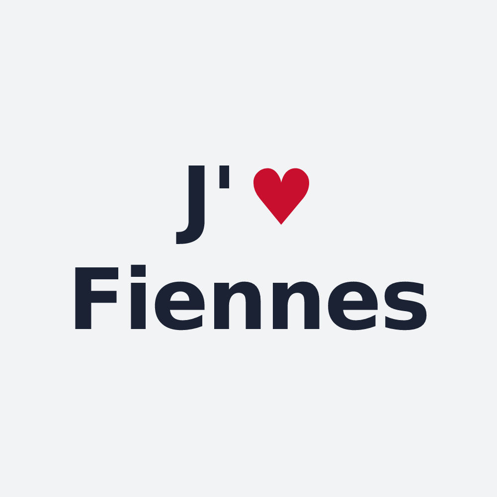 Poster personnalisé Fiennes — design J'aime Fiennes