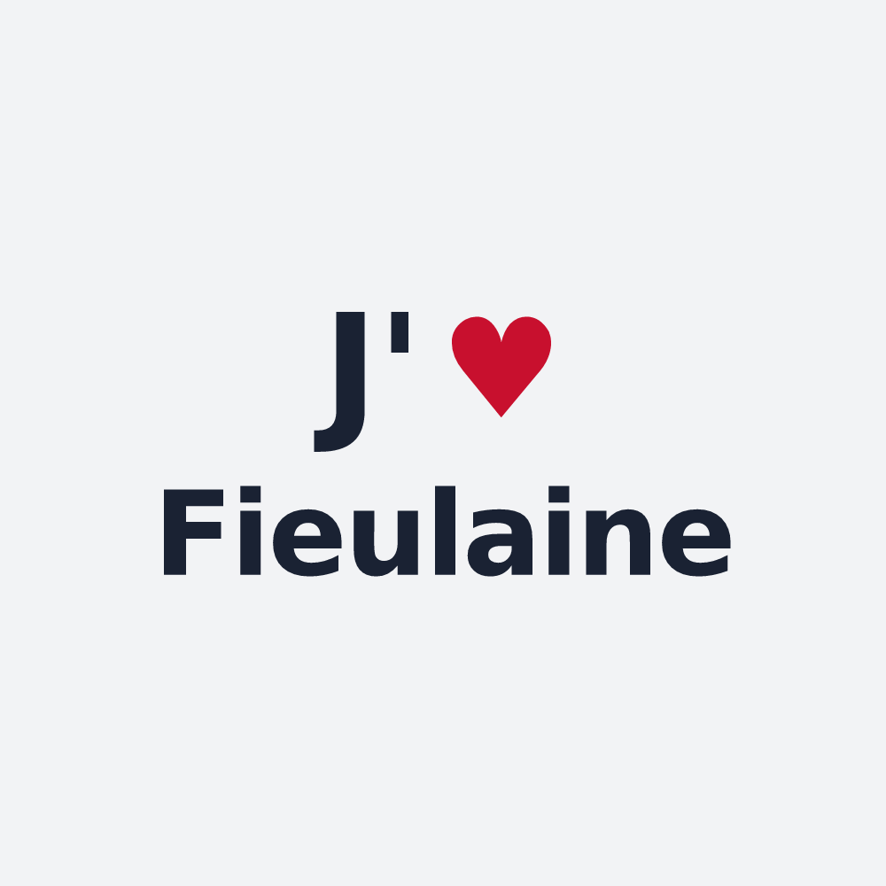 Poster personnalisé Fieulaine — design J'aime Fieulaine