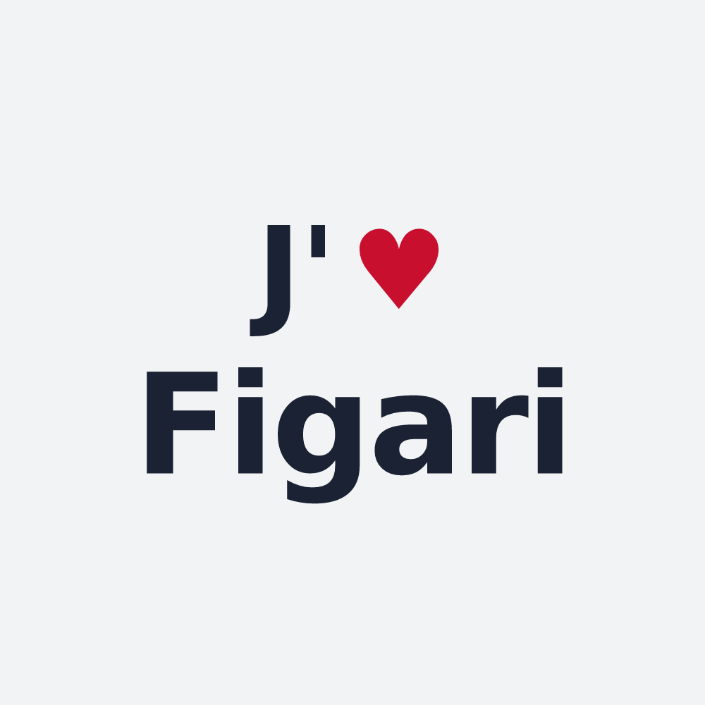 Poster personnalisé Figari — design J'aime Figari