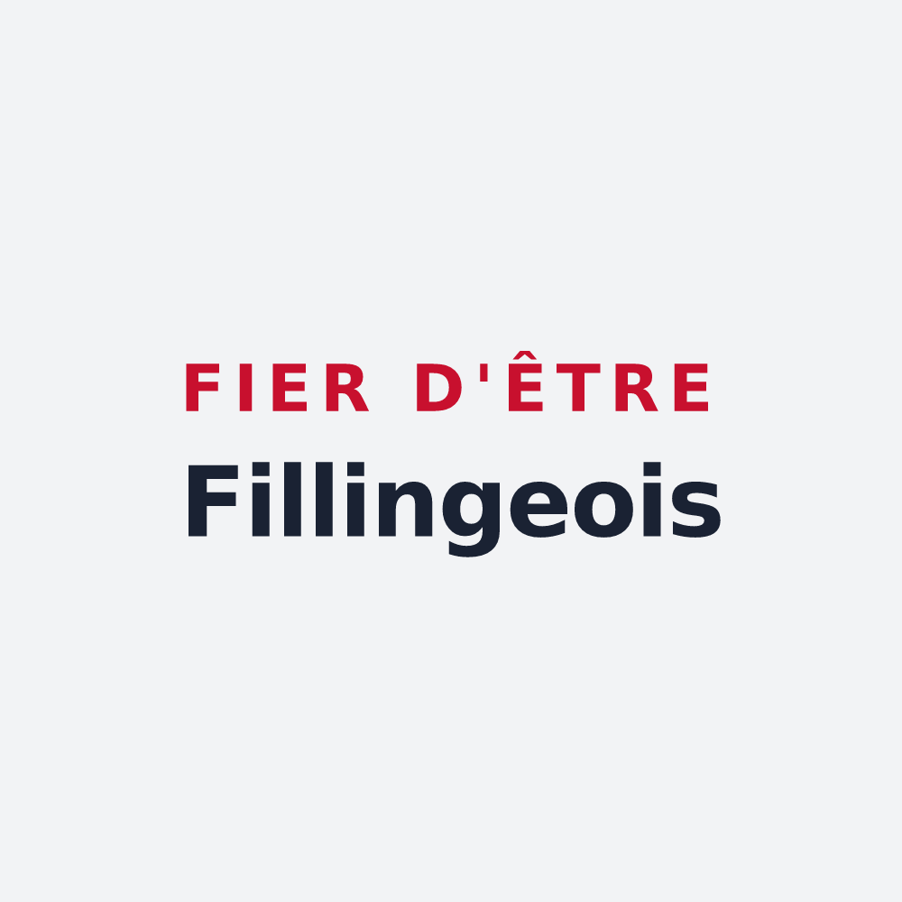 Poster « Fier d'être Fillingeois » — design pour Fillinges