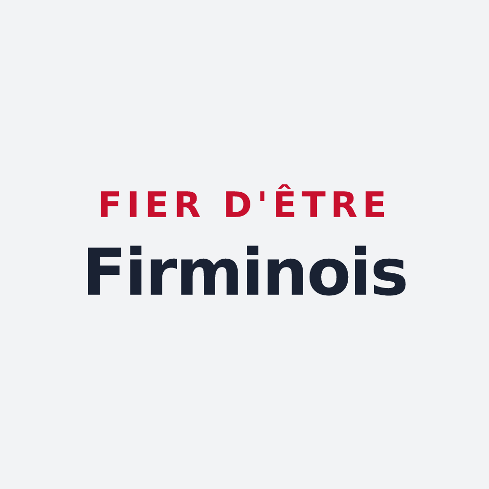 Poster « Fier d'être Firminois » — design pour Firmi