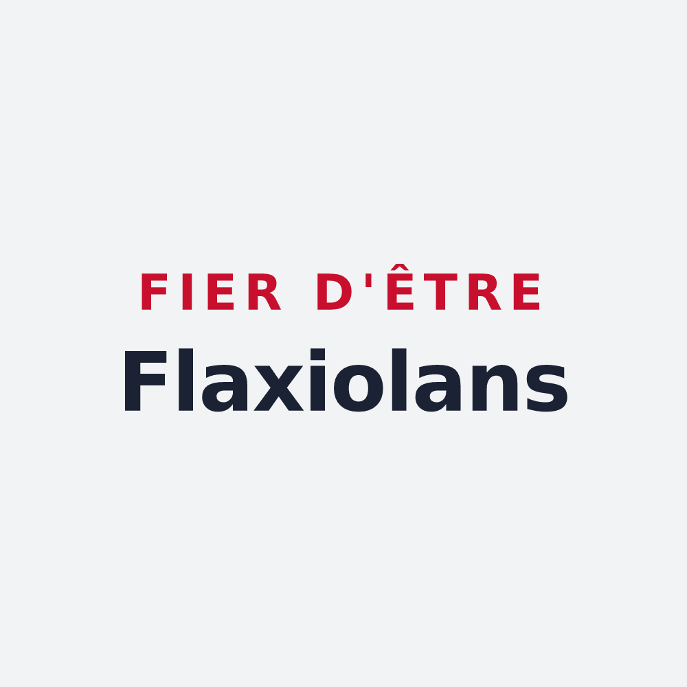 Poster « Fier d'être Flaxiolans » — design pour Flaxieu