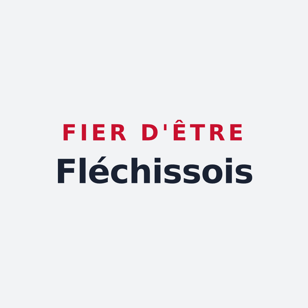 Poster « Fier d'être Fléchissois » — design pour Fléchy
