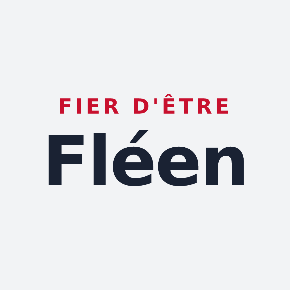 Poster « Fier d'être Fléen » — design pour Flée