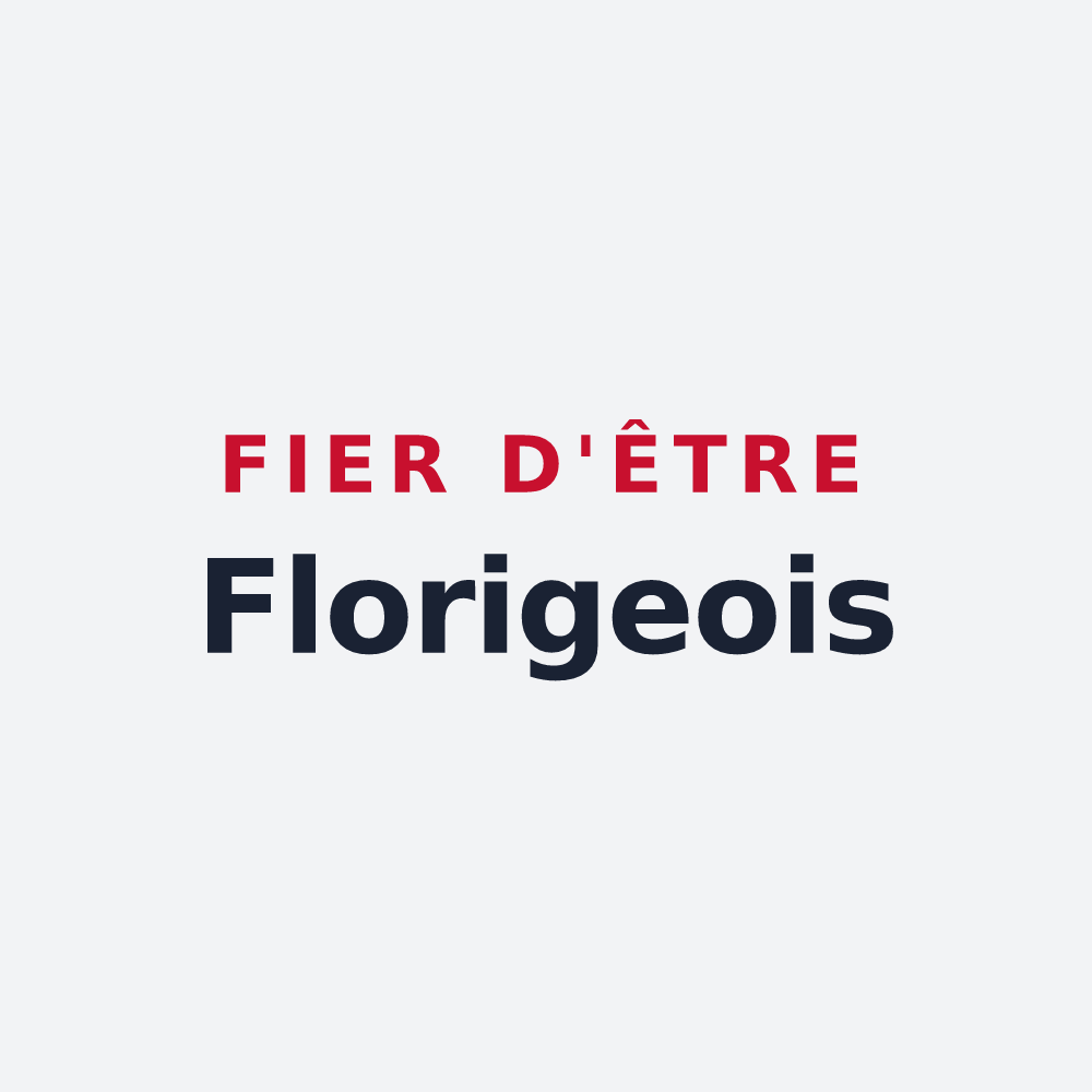 Poster « Fier d'être Florigeois » — design pour Flers-sur-Noye