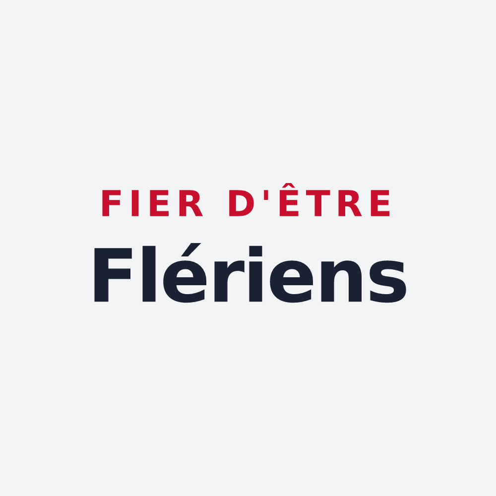 Poster « Fier d'être Flériens » — design pour Flers