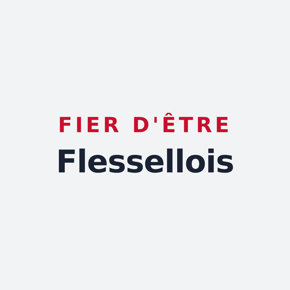 Poster « Fier d'être Flessellois » — design pour Flesselles