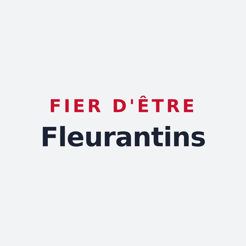 Poster « Fier d'être Fleurantins » — design pour Fleurance