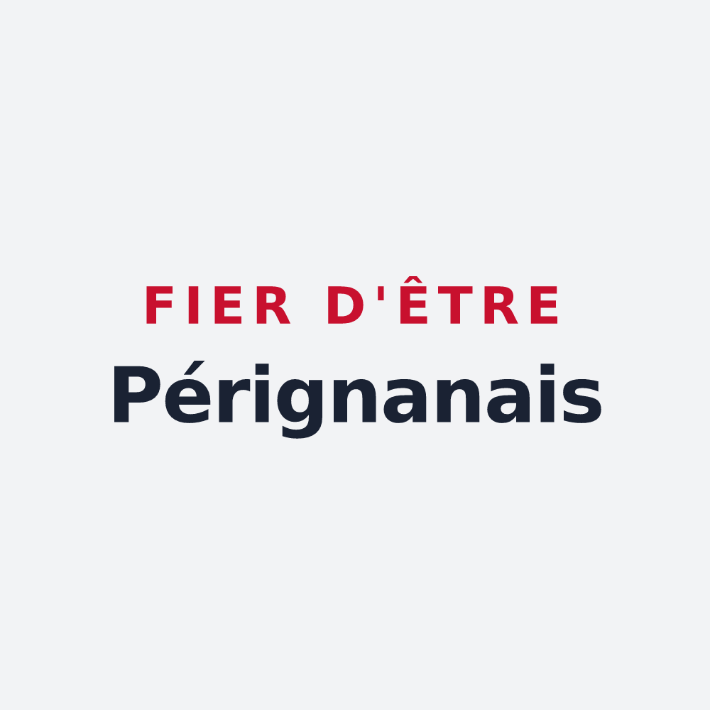 Poster « Fier d'être Pérignanais » — design pour Fleury