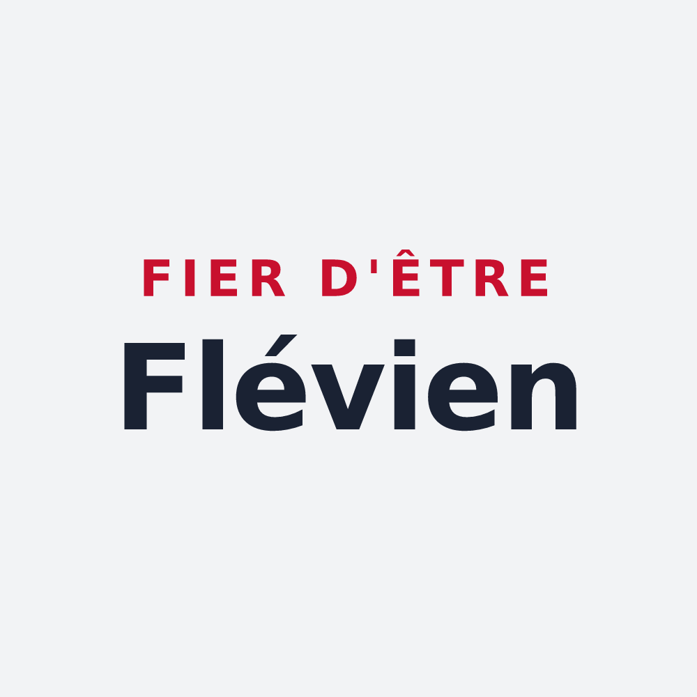 Poster « Fier d'être Flévien » — design pour Flévy