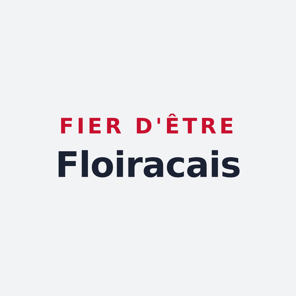 Poster « Fier d'être Floiracais » — design pour Floirac