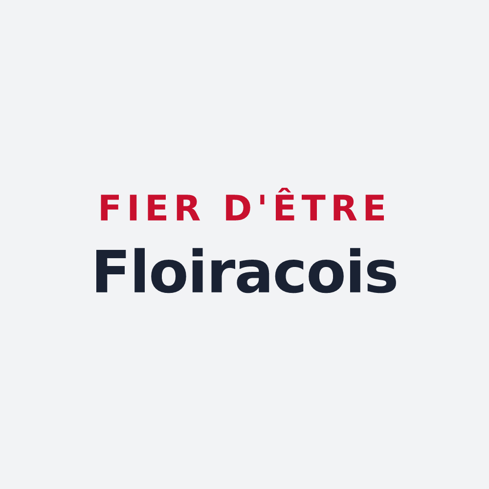Poster « Fier d'être Floiracois » — design pour Floirac