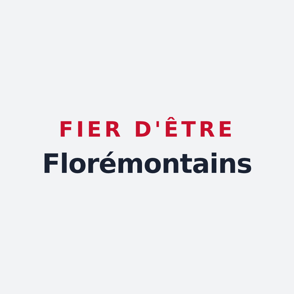Poster « Fier d'être Florémontains » — design pour Florémont