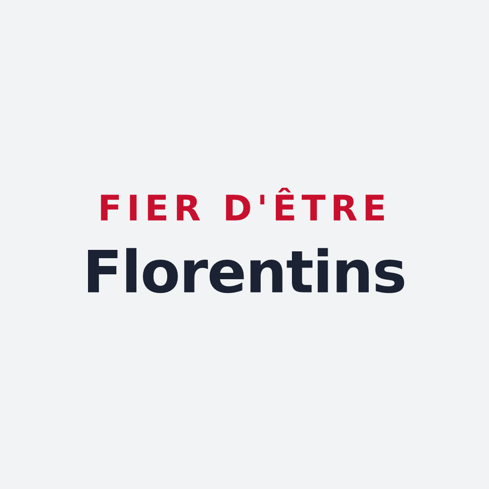 Poster « Fier d'être Florentins » — design pour Florent-en-Argonne