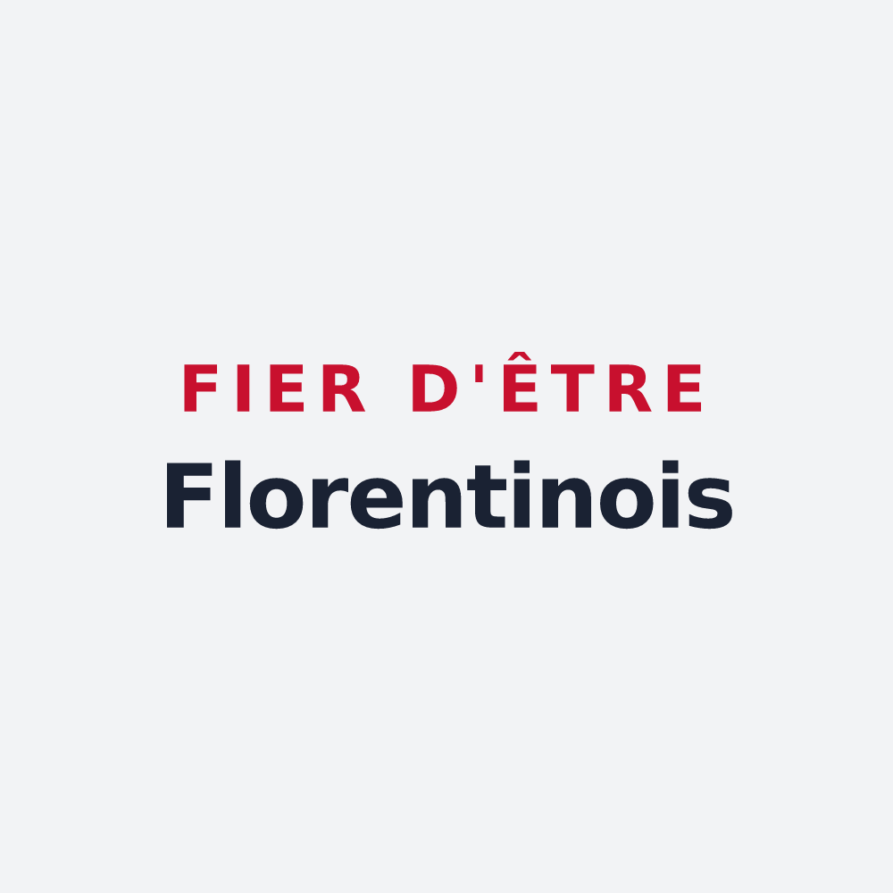 Poster « Fier d'être Florentinois » — design pour Florentin-la-Capelle
