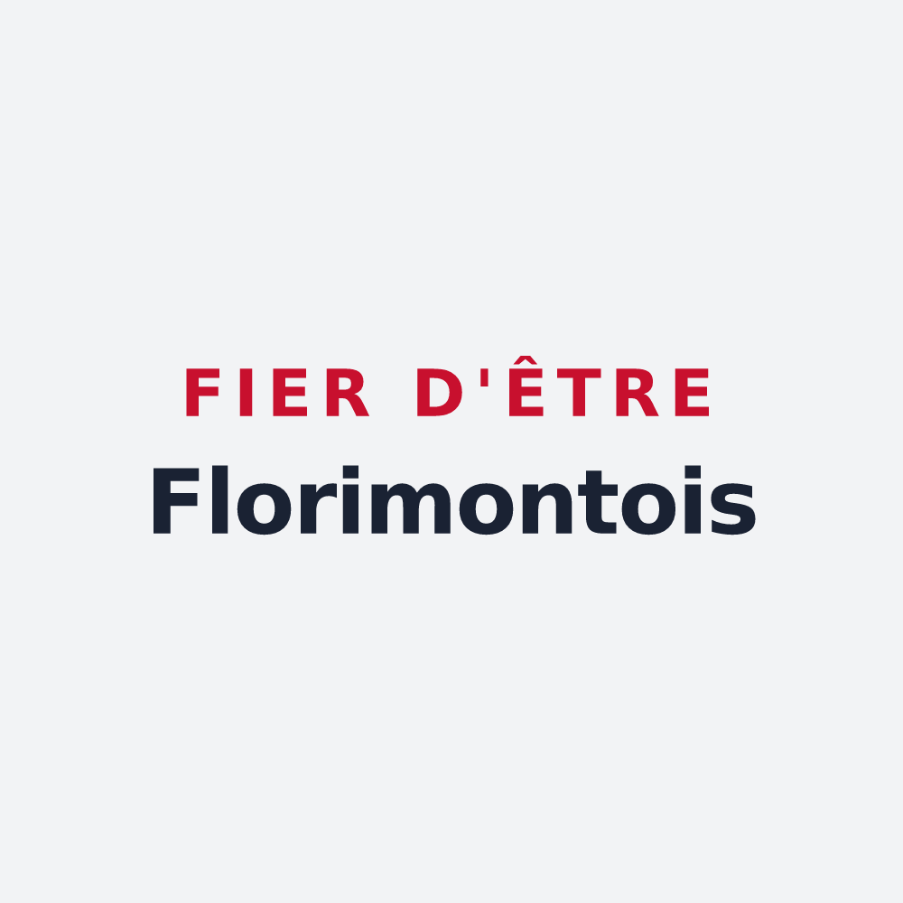 Poster « Fier d'être Florimontois » — design pour Florimont-Gaumier