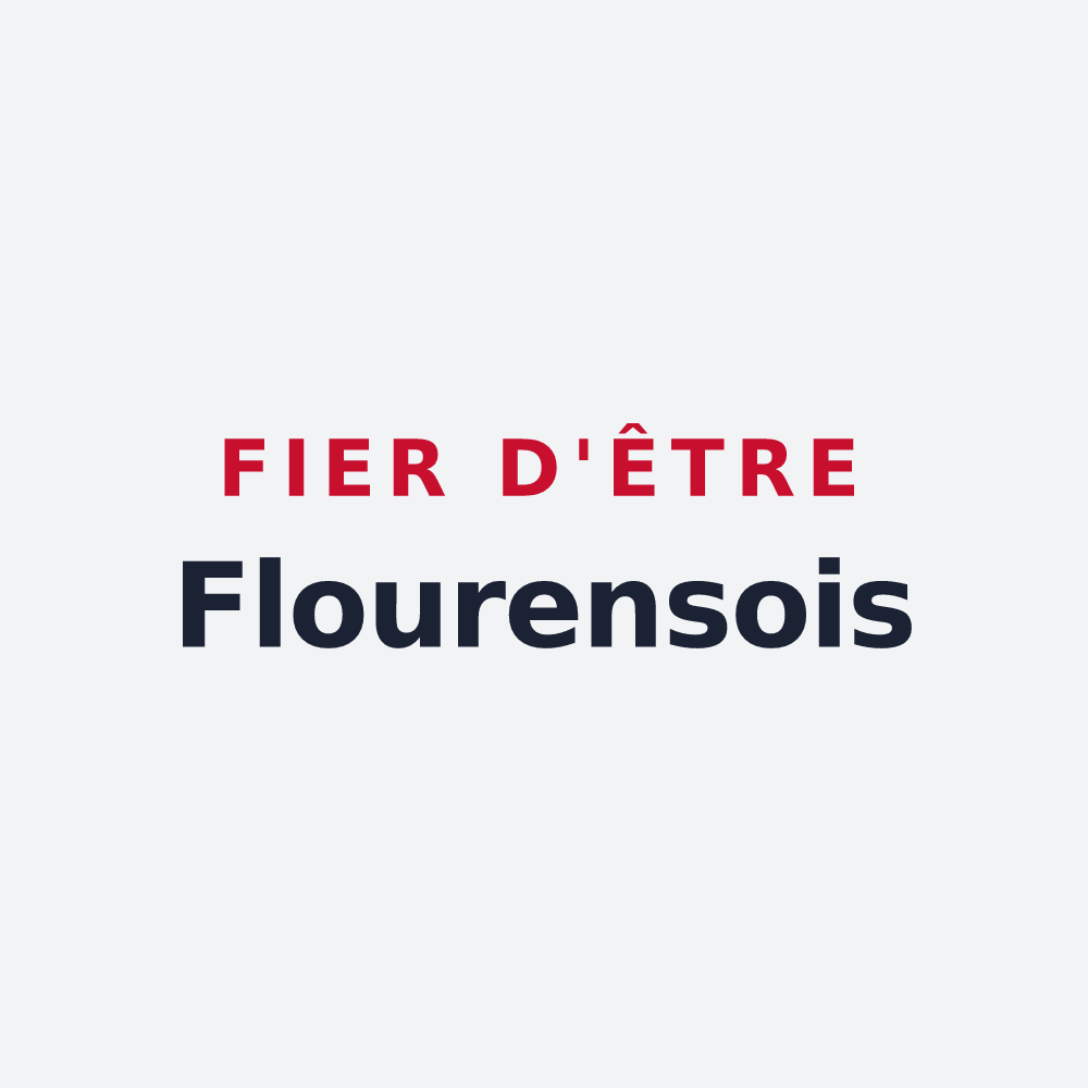 Poster « Fier d'être Flourensois » — design pour Flourens