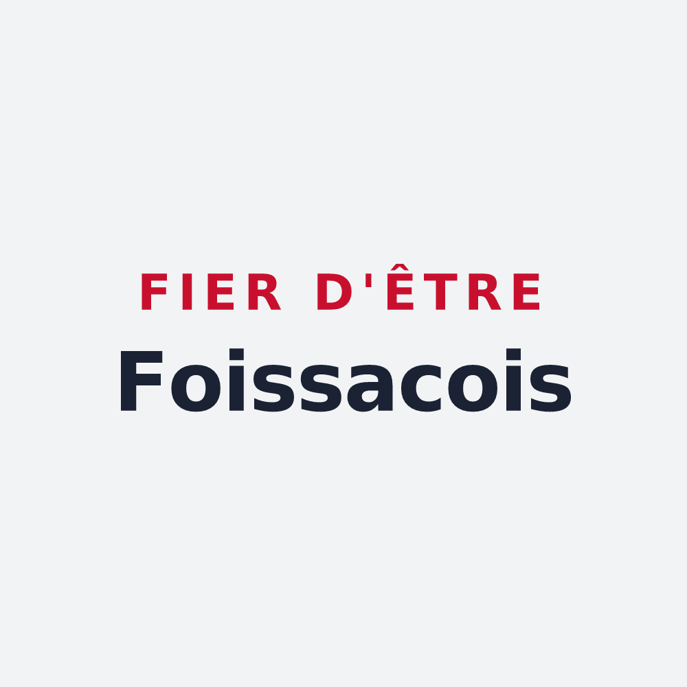 Poster « Fier d'être Foissacois » — design pour Foissac