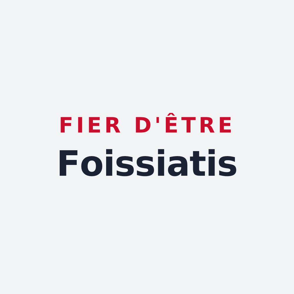Poster « Fier d'être Foissiatis » — design pour Foissiat