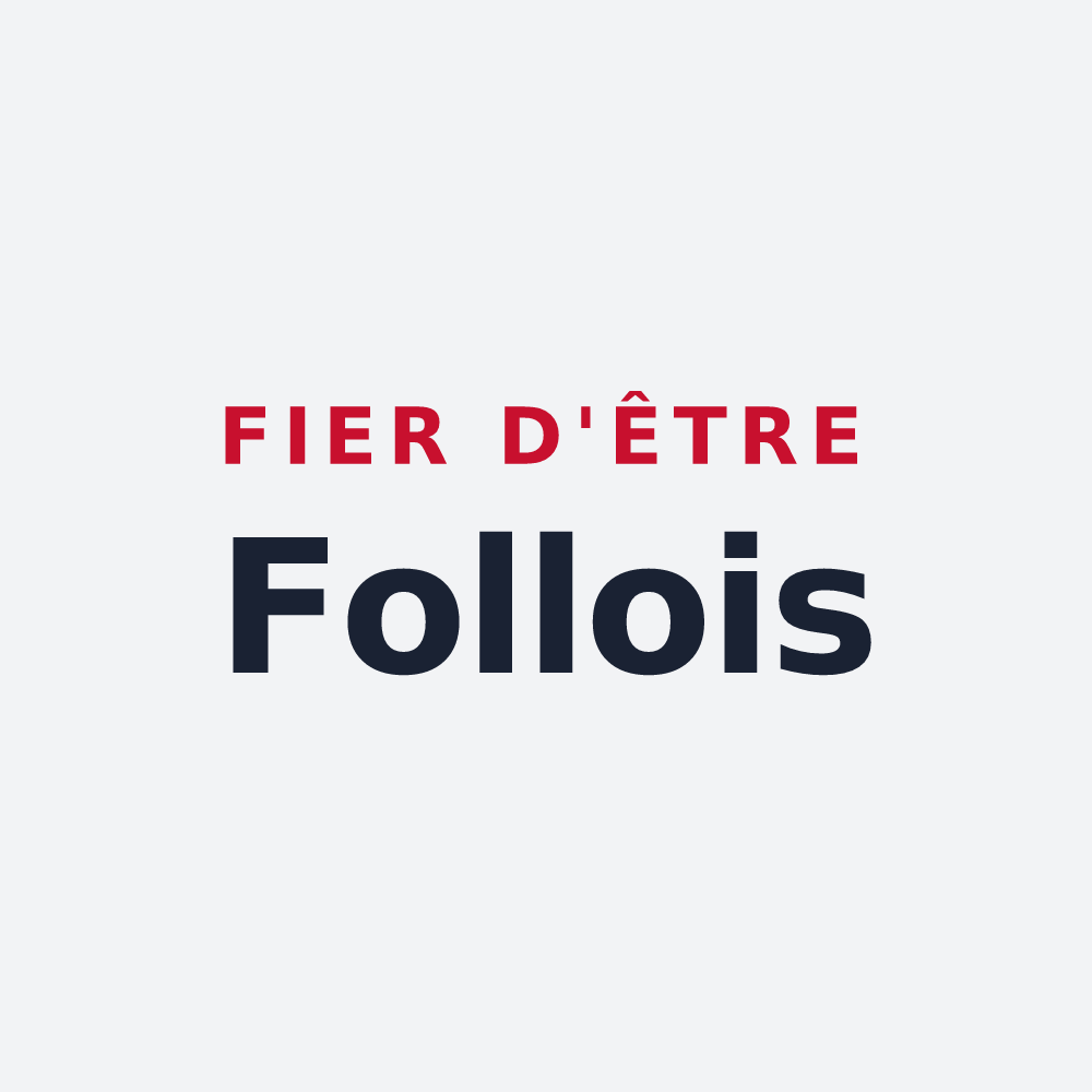 Poster « Fier d'être Follois » — design pour Folles