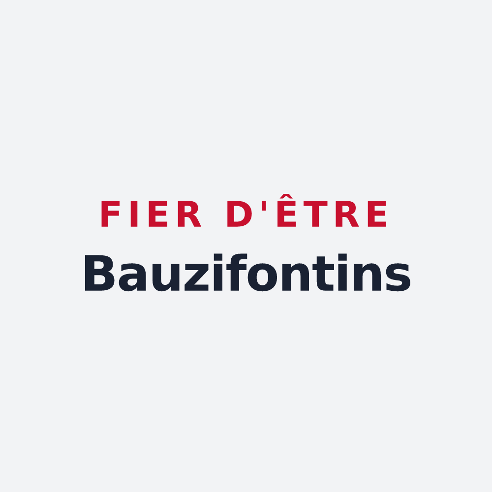 Poster « Fier d'être Bauzifontins » — design pour Fonbeauzard