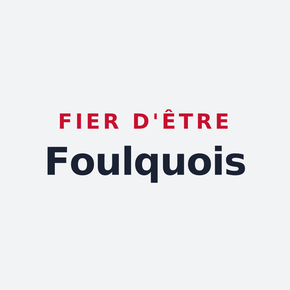 Poster « Fier d'être Foulquois » — design pour Foncquevillers