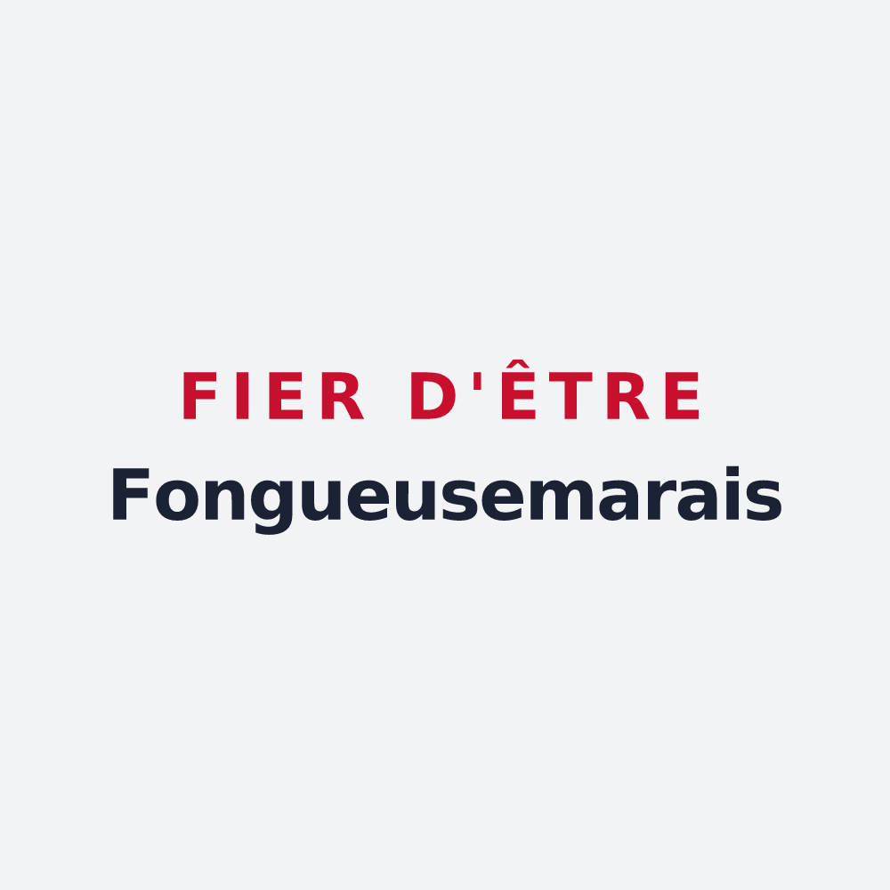 Poster « Fier d'être Fongueusemarais » — design pour Fongueusemare