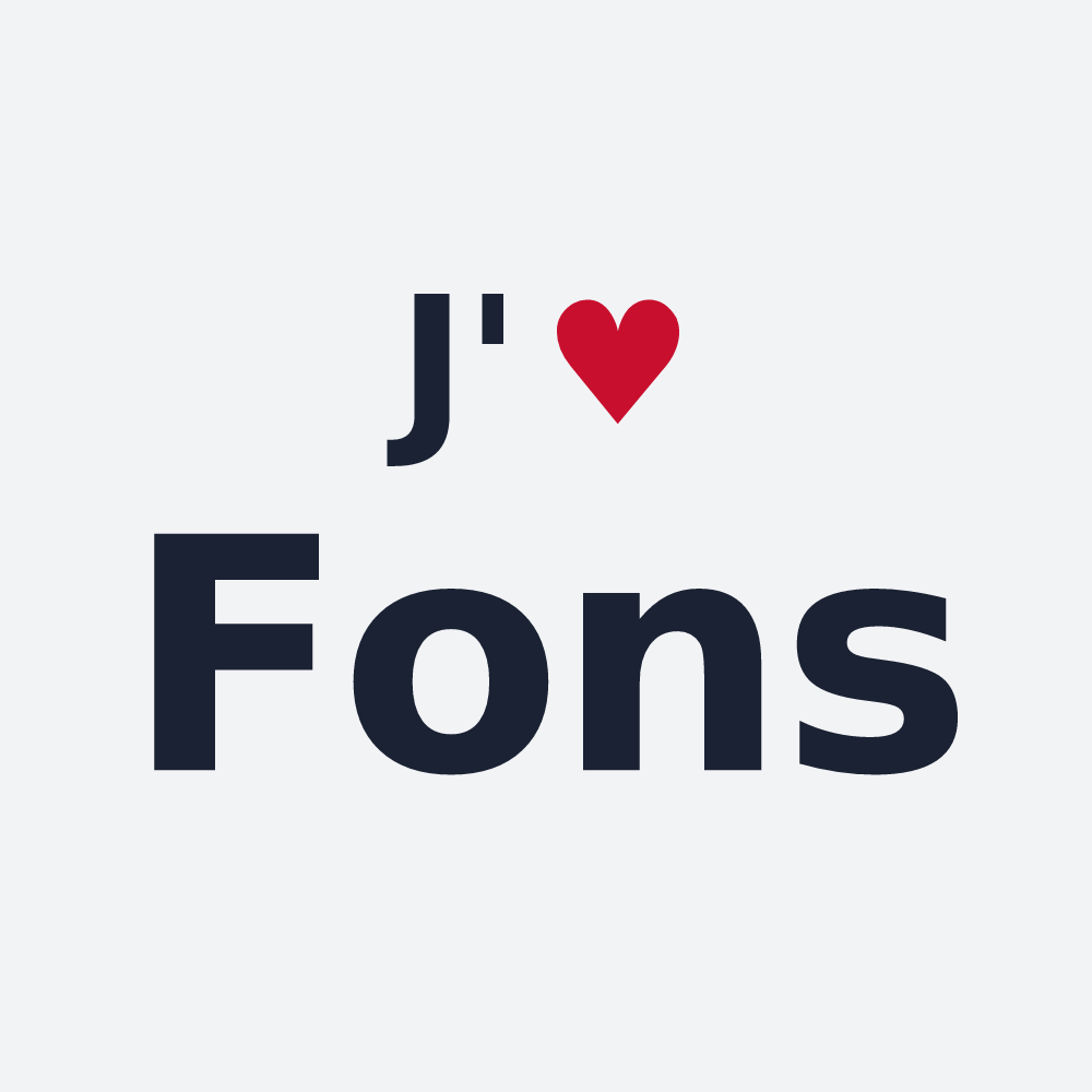 Poster personnalisé Fons — design J'aime Fons