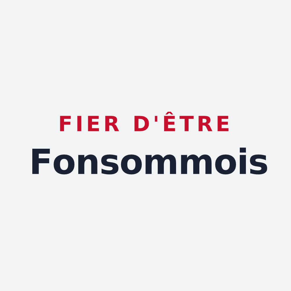 Poster « Fier d'être Fonsommois » — design pour Fonsomme