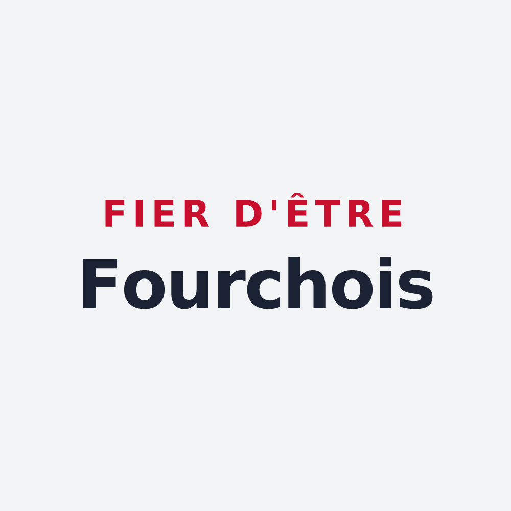 Poster « Fier d'être Fourchois » — design pour Fontaine-Fourches