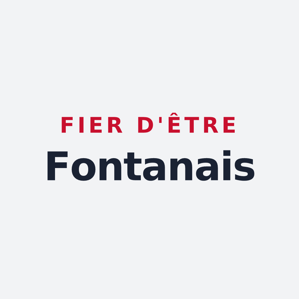 Poster « Fier d'être Fontanais » — design pour Fontanès