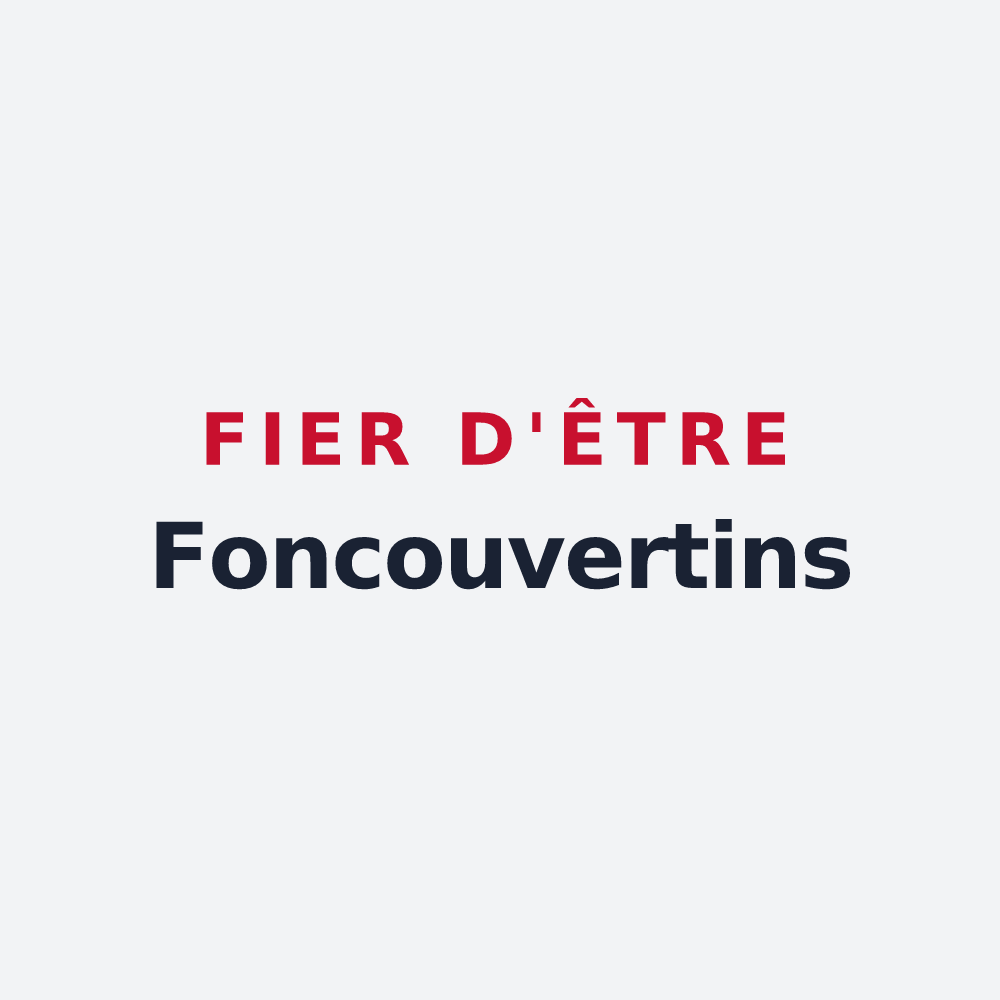 Poster « Fier d'être Foncouvertins » — design pour Fontcouverte-la-Toussuire