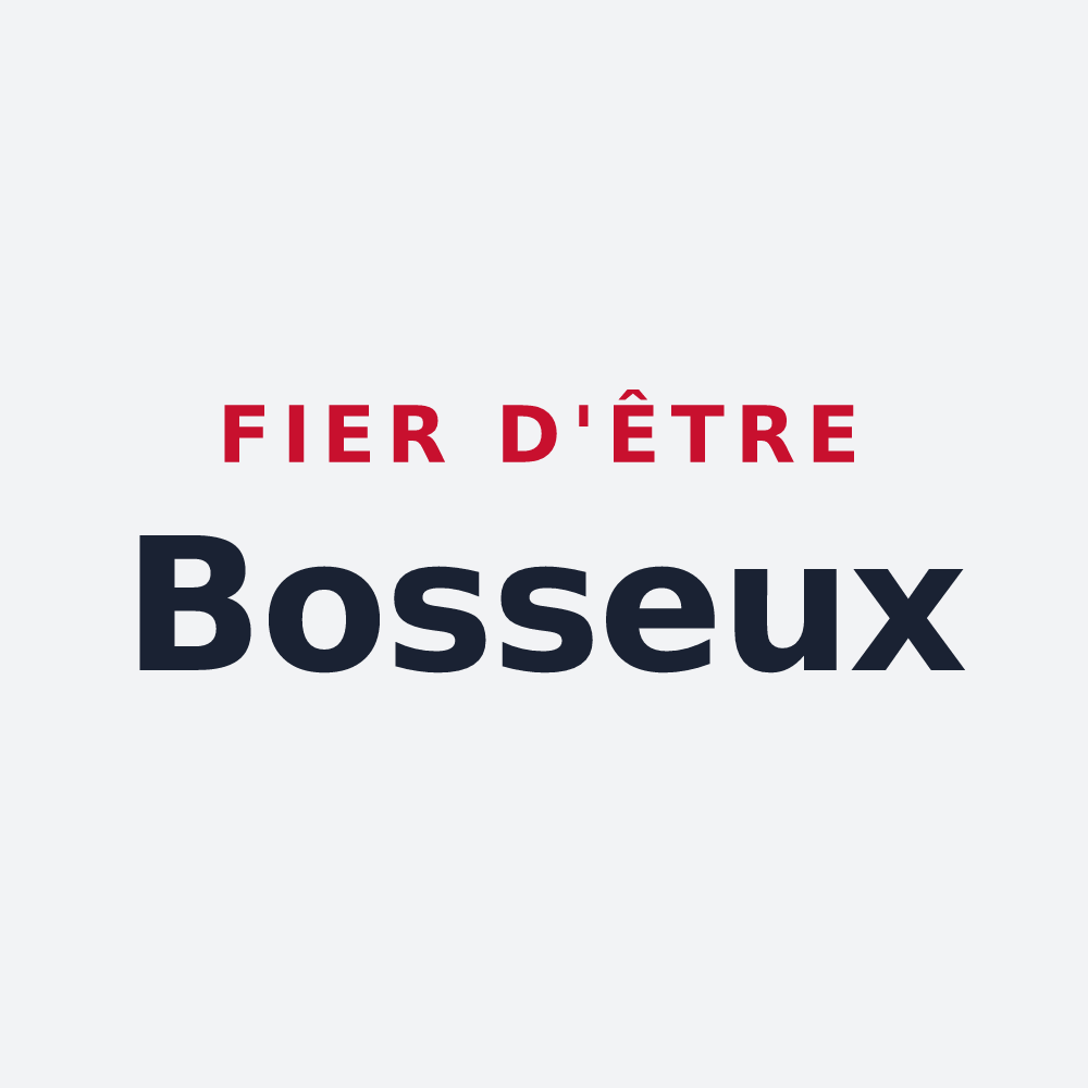 Poster « Fier d'être Bosseux » — design pour Fontenay-de-Bossery