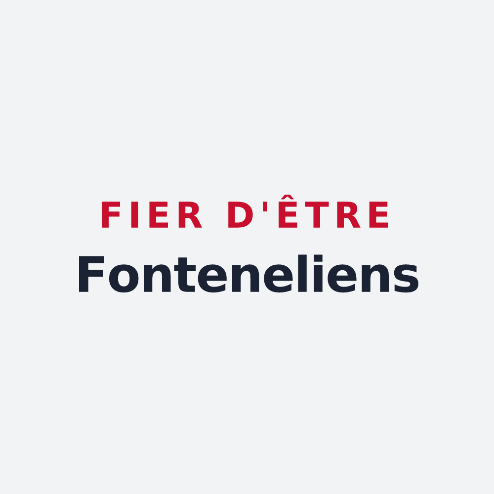 Poster « Fier d'être Fonteneliens » — design pour Fontenelle-Montby