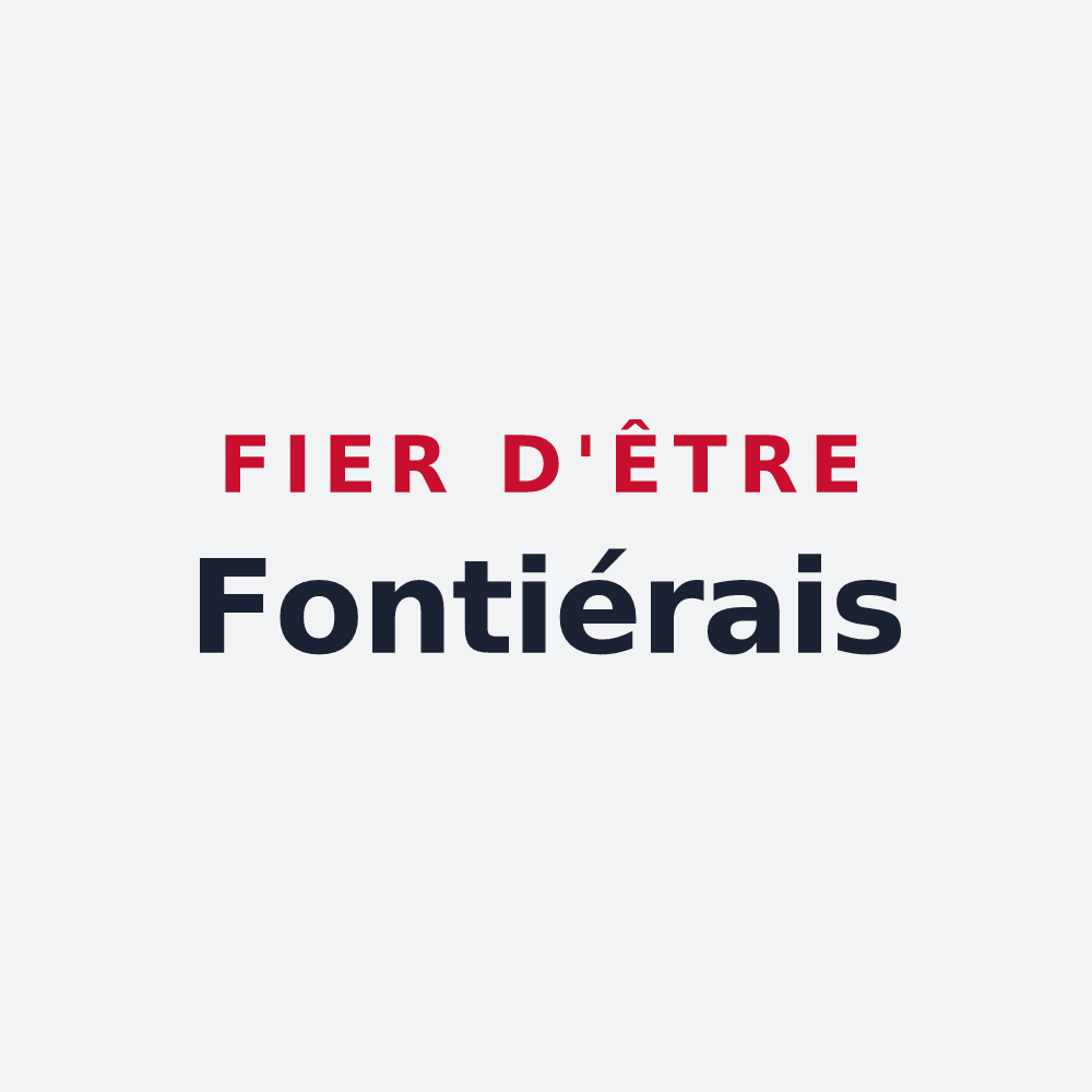 Poster « Fier d'être Fontiérais » — design pour Fontiers-Cabardès