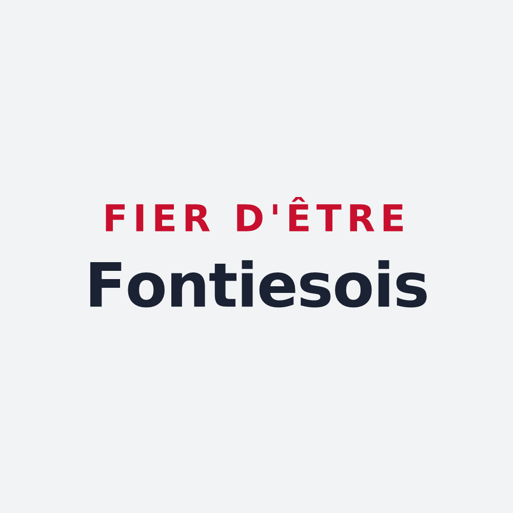 Poster « Fier d'être Fontiesois » — design pour Fontiès-d'Aude