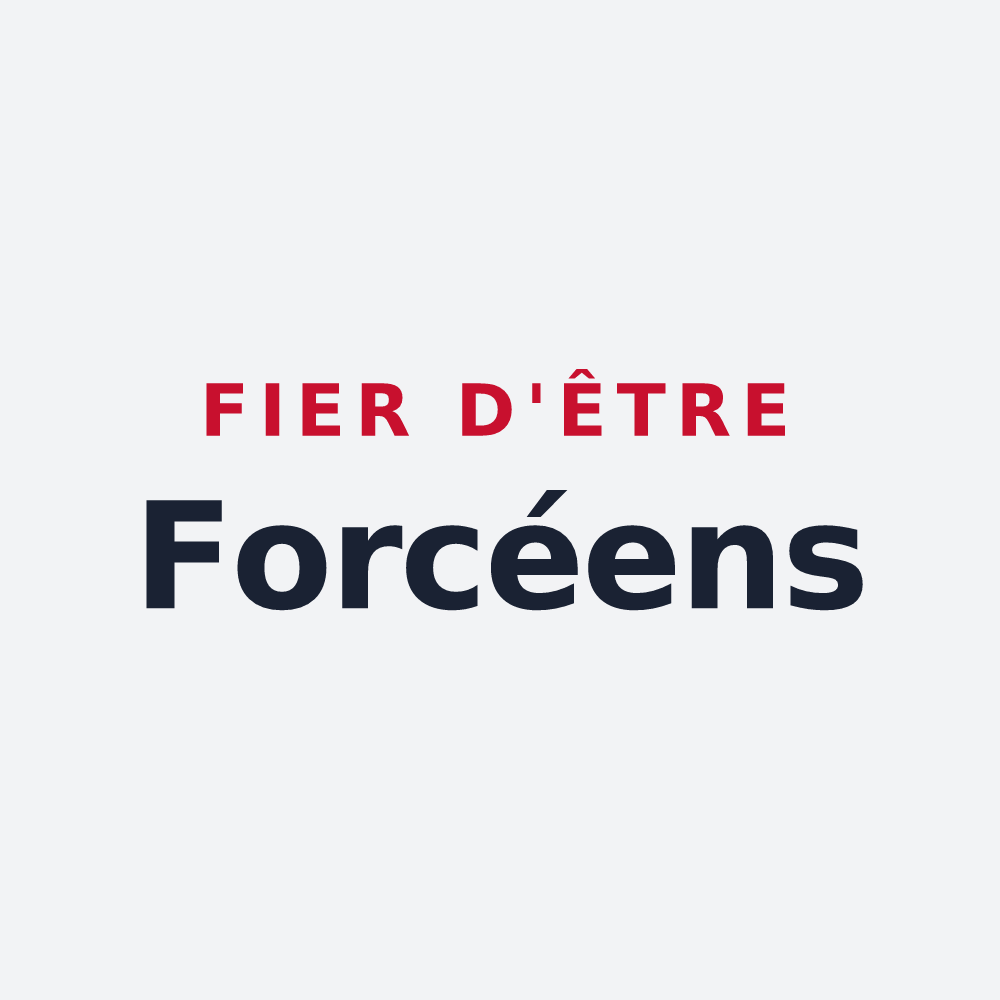 Poster « Fier d'être Forcéens » — design pour Forcé