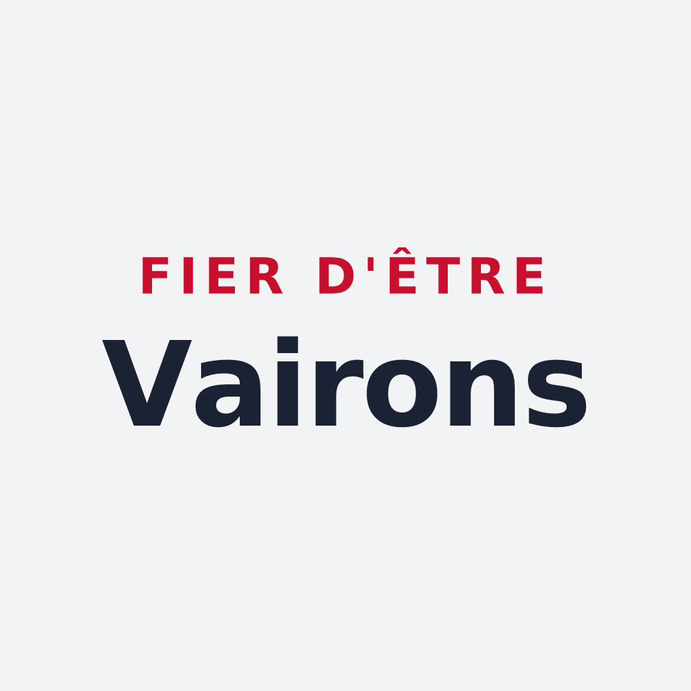 Poster « Fier d'être Vairons » — design pour Forcey