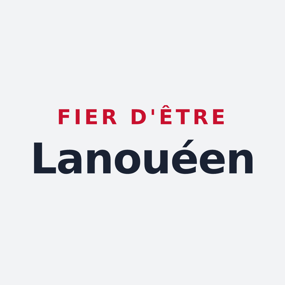 Poster « Fier d'être Lanouéen » — design pour Forges de Lanouée