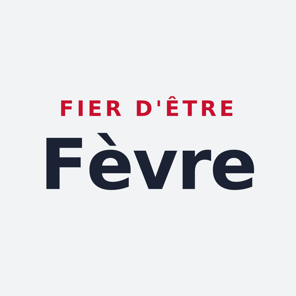 Poster « Fier d'être Fèvre » — design pour Forges-la-Forêt