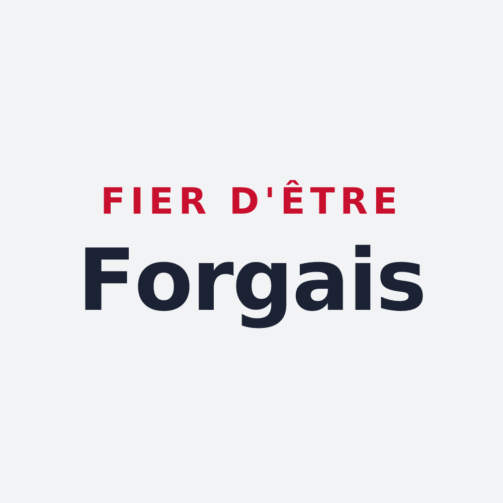Poster « Fier d'être Forgais » — design pour Forgues