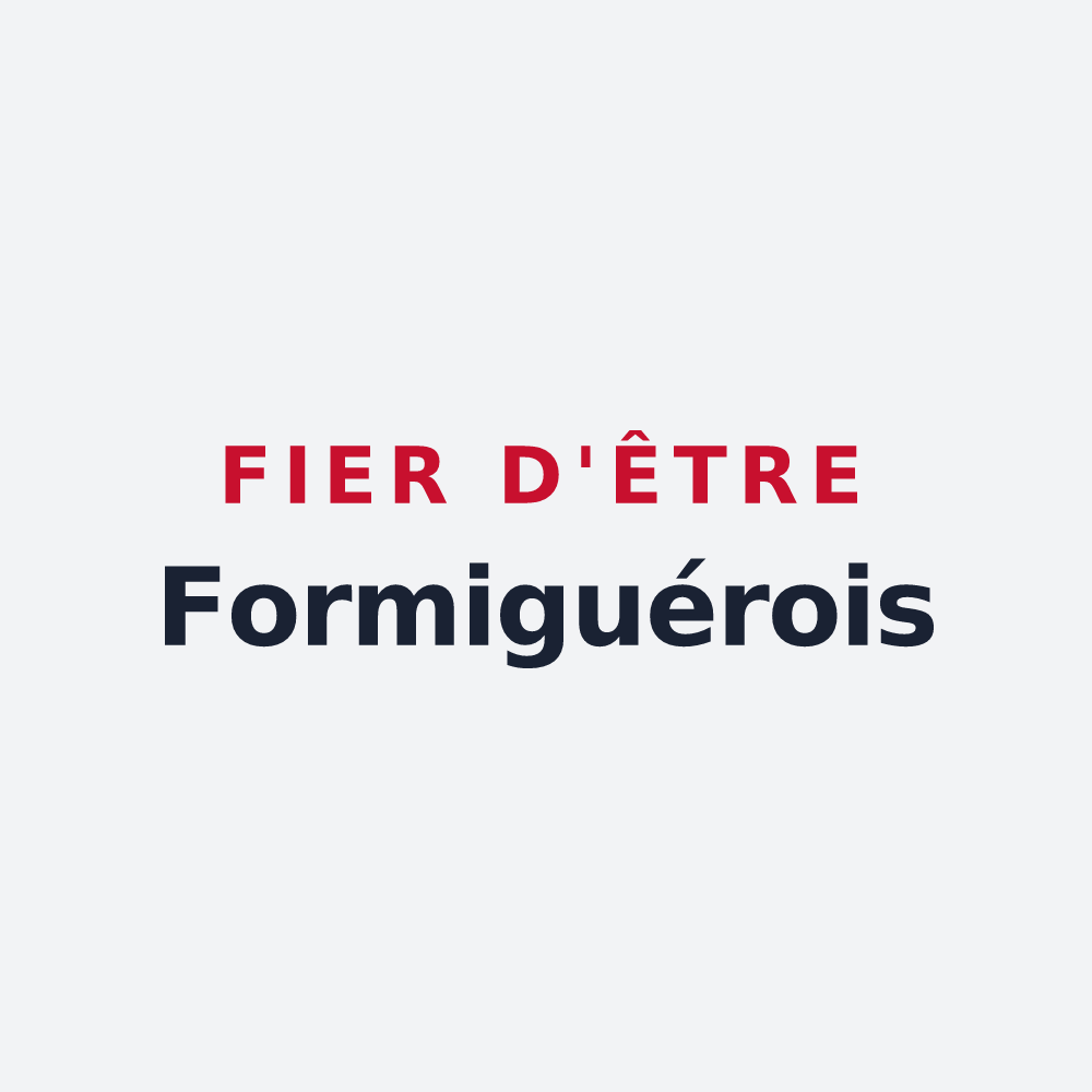 Poster « Fier d'être Formiguérois » — design pour Formiguères