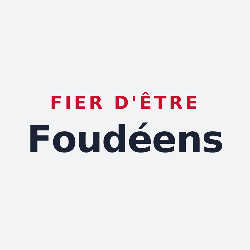 Poster « Fier d'être Foudéens » — design pour Fouday